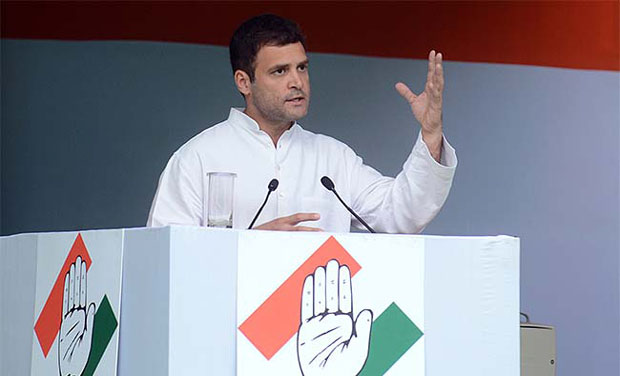 Congress vice-president Rahul Gandhi at a rally. (Photo: AFP) Congress vice-president Rahul Gandhi at a rally. (Photo: AFP)